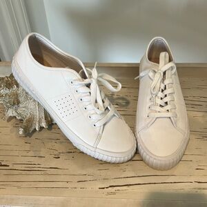 Rachel Zoe white leather sneakers